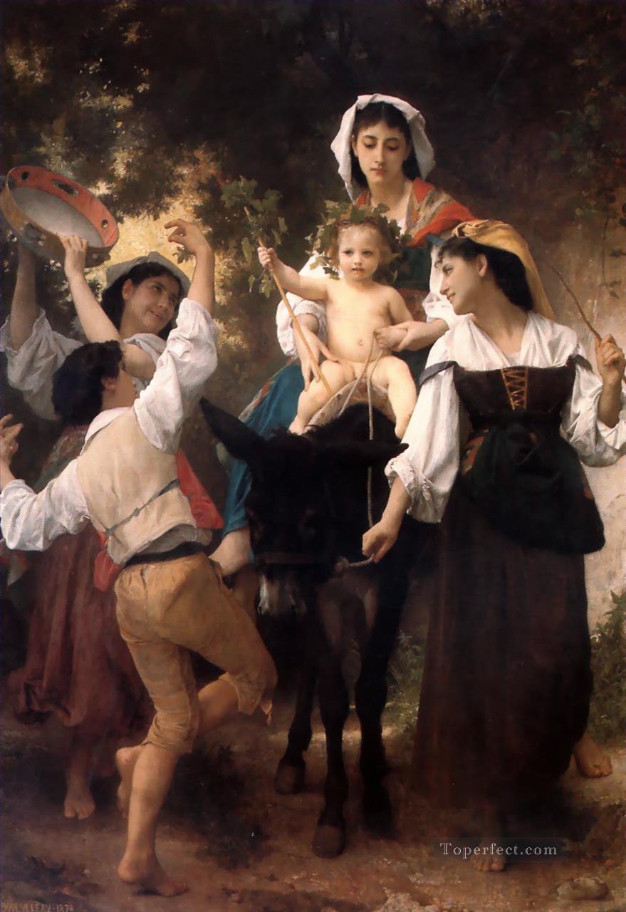 El regreso de la cosecha Realismo William Adolphe Bouguereau Pintura al óleo